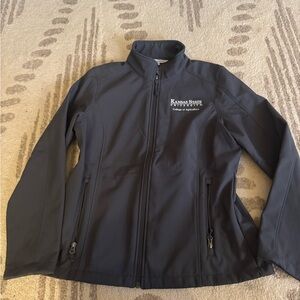Women's Gray K-State College of Agriculture Softshell Jacket